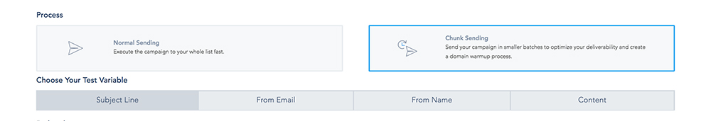 Boost email deliverability with chunk sending